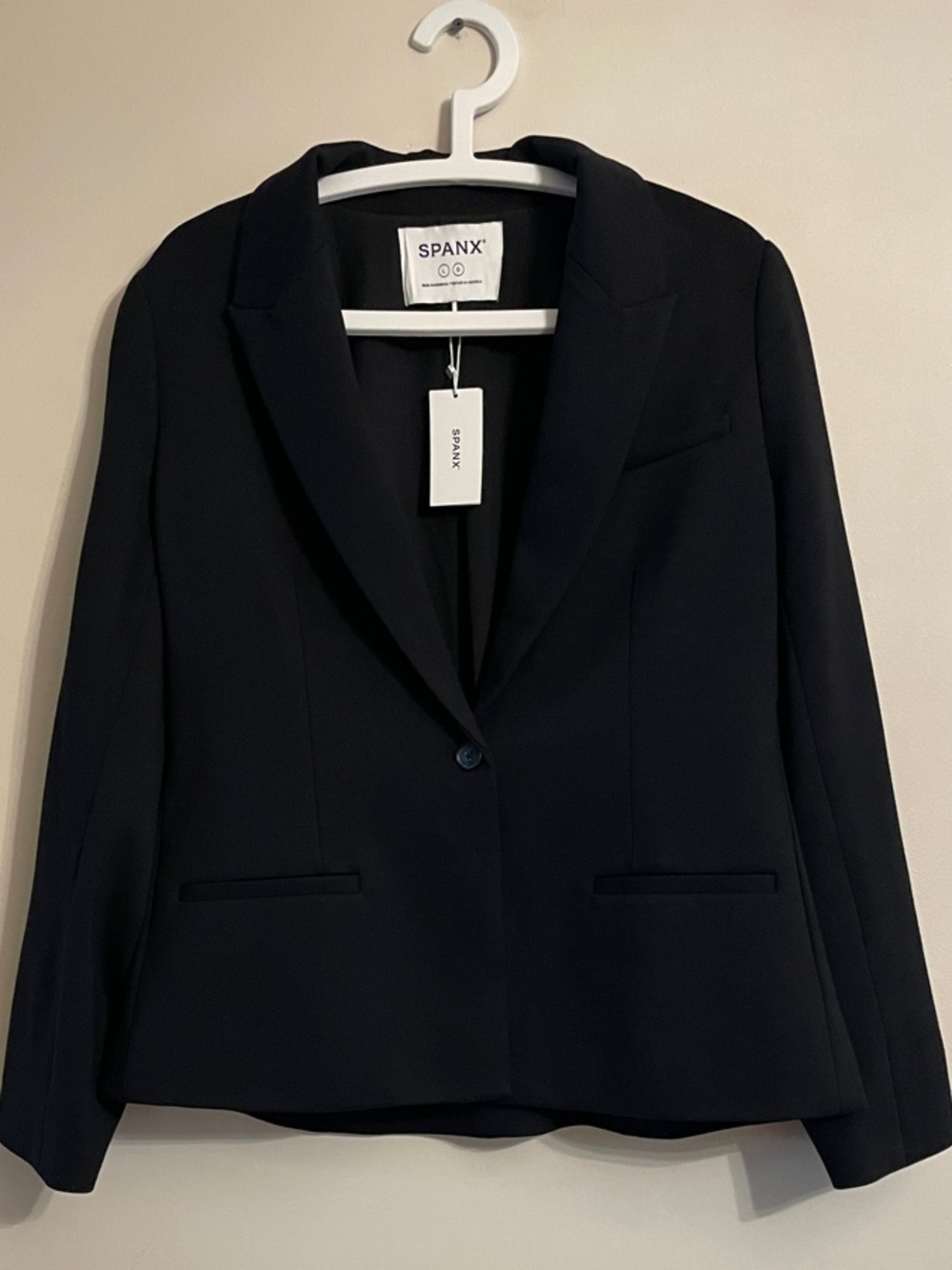 SPANX The Perfect Collection Ponte Blazer Black Women’s Size Large NWT